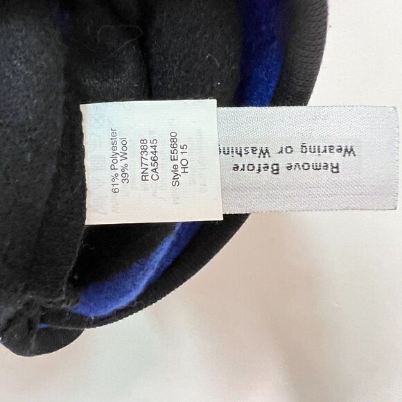 CLEARANCE Madewell Brushed Rugby Blue and Black Wool Blend Striped Top - Picture 7 of 7